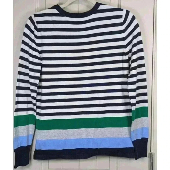 Tommy Hilfiger Women's Classic Stripe Nautical Sweater Size Medium - Picture 2 of 9